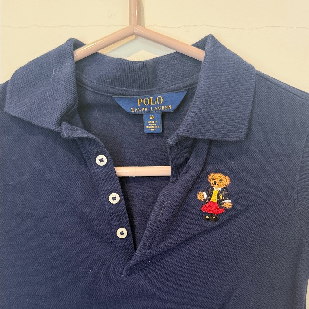 Ralph Lauren Navy Blue Kids Polo Dress